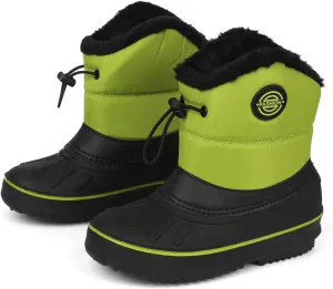 CERYTHRINA Unisex-Child Bootie Snow Boot Duck Girls and Boys Lace Up Rain Duck Boots