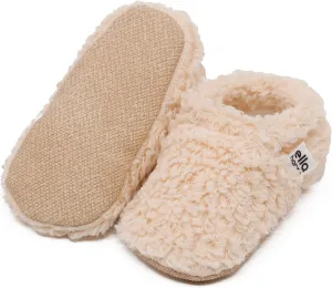 Ella Bonna Unisex Teddy Baby Booties Cotton Newborn Baby Socks Slipper Toddler Shoes, Infant Baby Girl Booties, Boy Socks