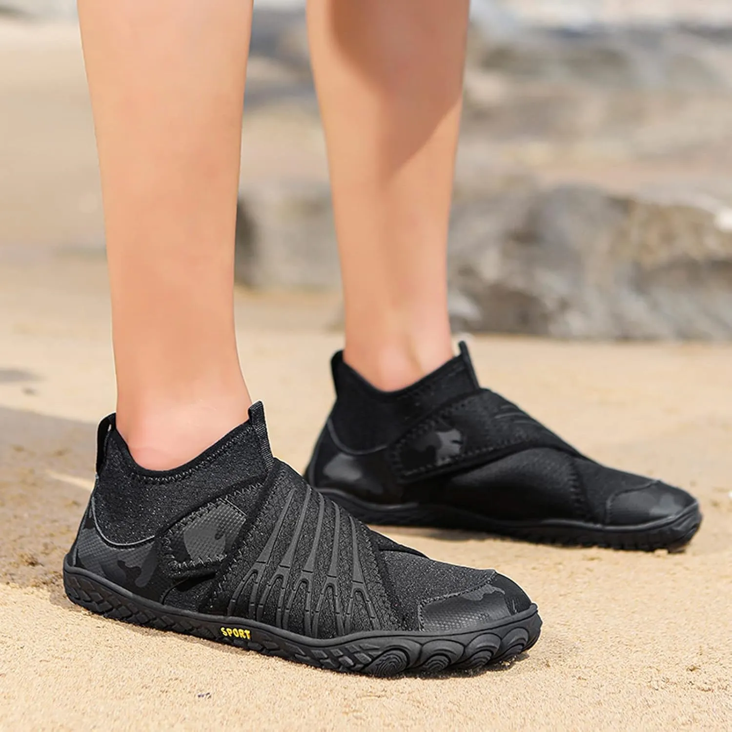 Mens Water Shoes Wide Width Breathable Non Slip Athletic Water Hiking Shoes Men Water Shoes for Women Wide Width Quick Dry Water Shoes for Boating Fishing Diving Surfing