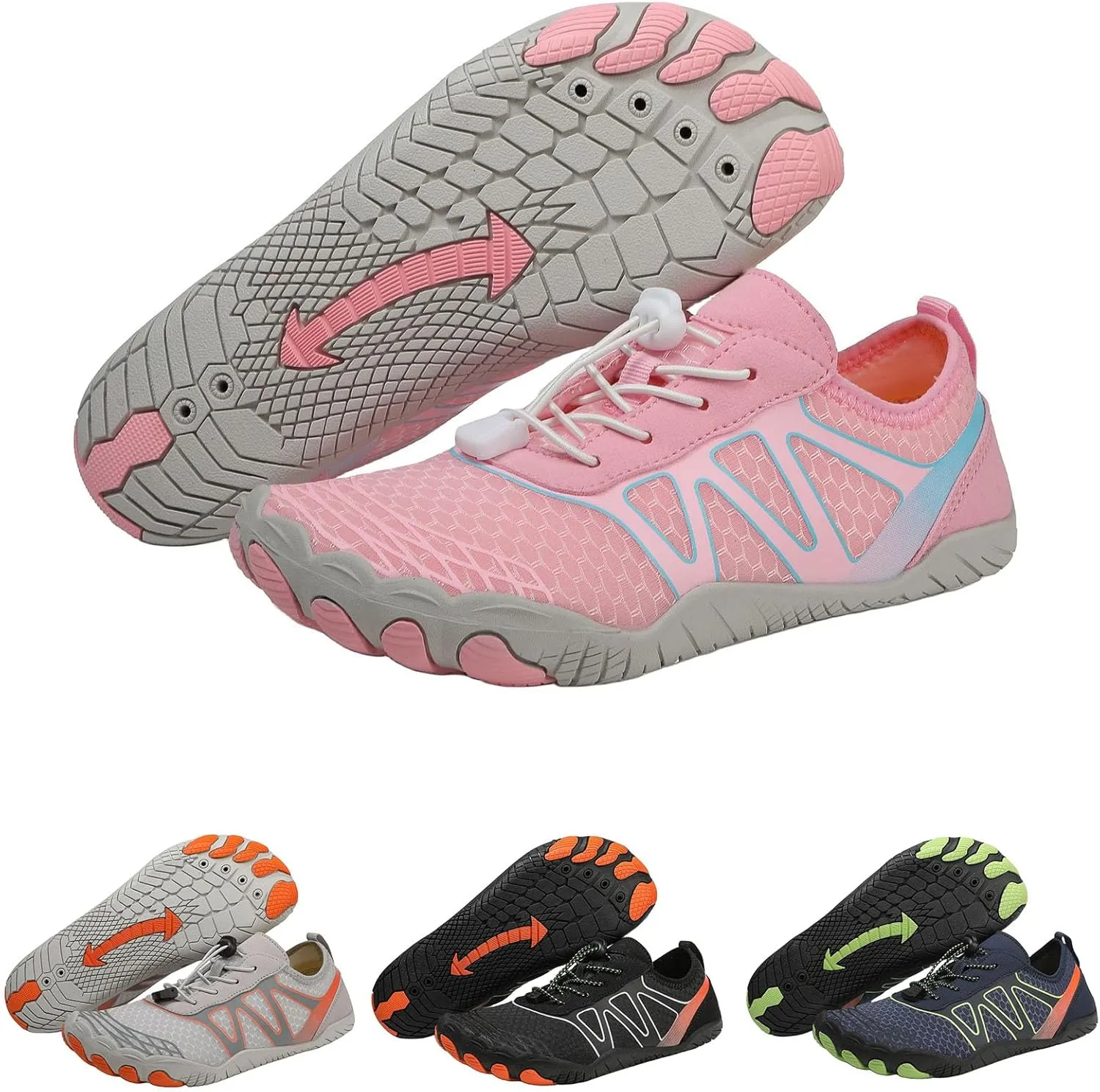 Mens Womens Water Shoes Barefoot Hiking Water Shoes Quick Dry Non Slip Shoes for Beach Walking Athletic Sports Shoes