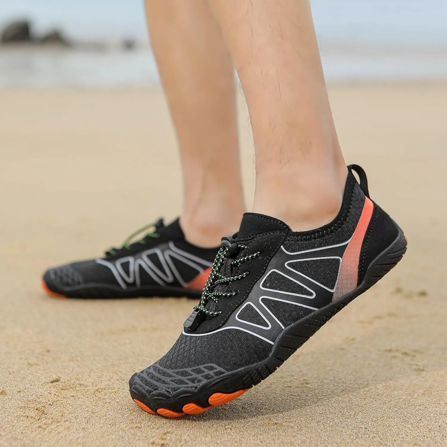 Mens Womens Water Shoes Barefoot Hiking Water Shoes Quick Dry Non Slip Shoes for Beach Walking Athletic Sports Shoes