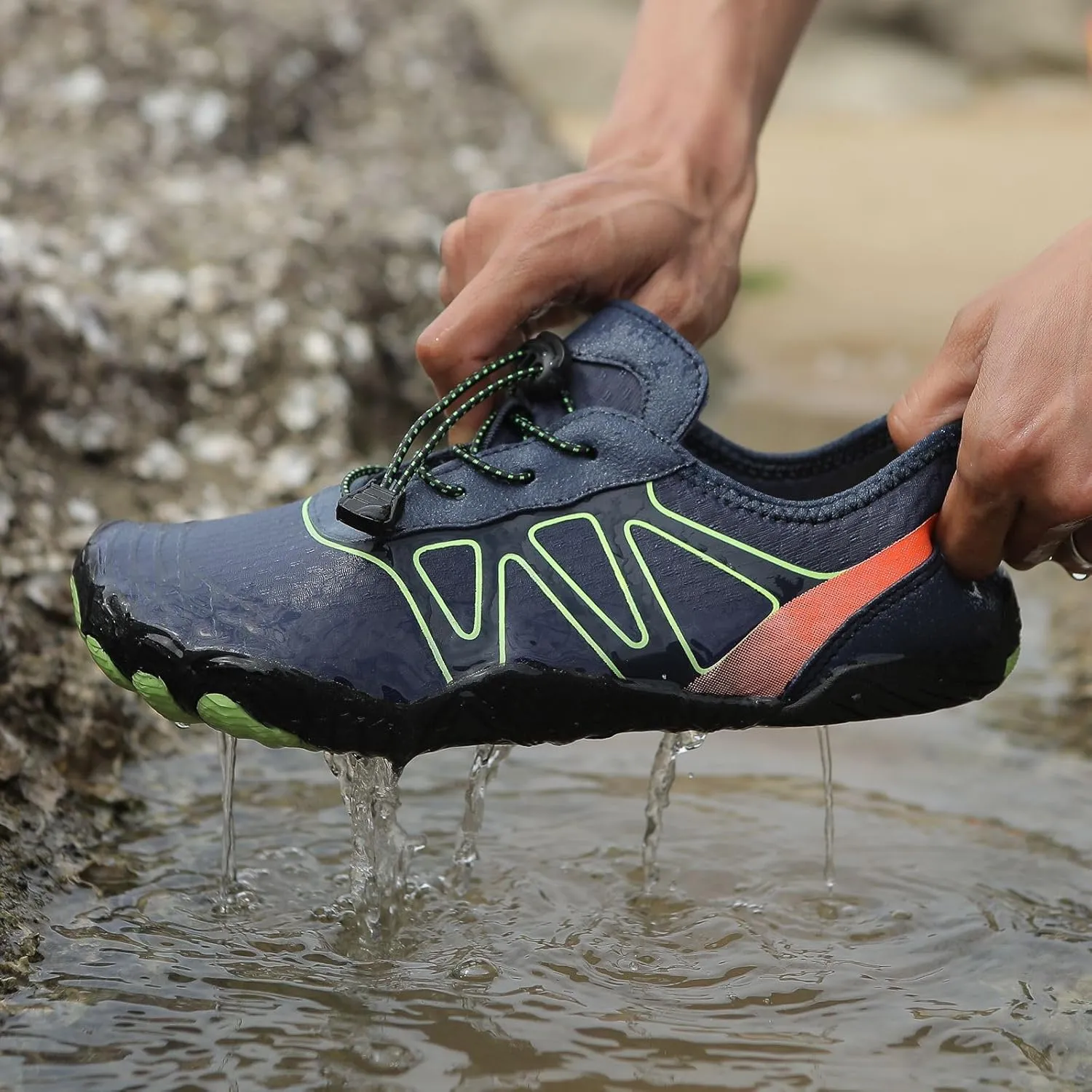 Mens Womens Water Shoes Barefoot Hiking Water Shoes Quick Dry Non Slip Shoes for Beach Walking Athletic Sports Shoes